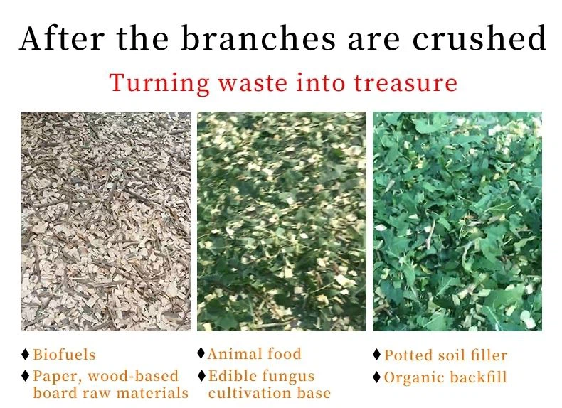 wood tree branch crusher