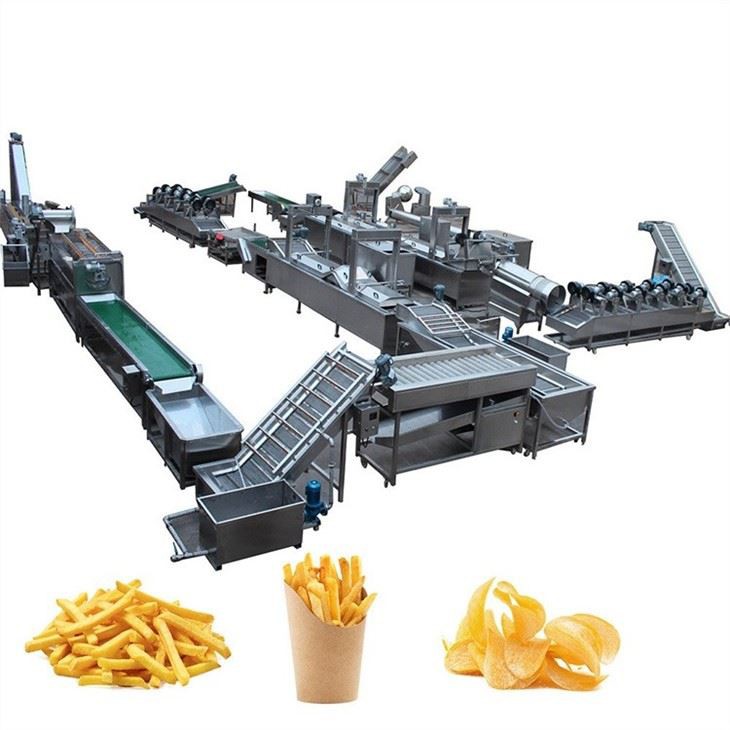 Dây chuyền sản xuất khoai tây chiên kiểu Pháp đông lạnh tự động