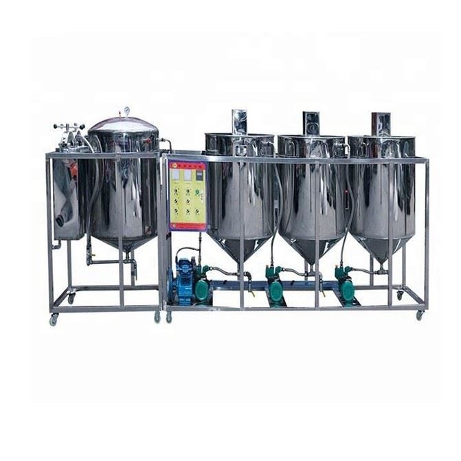 Máy tinh luyện dầu thực vật Máy tinh luyện dầu hạt cọ