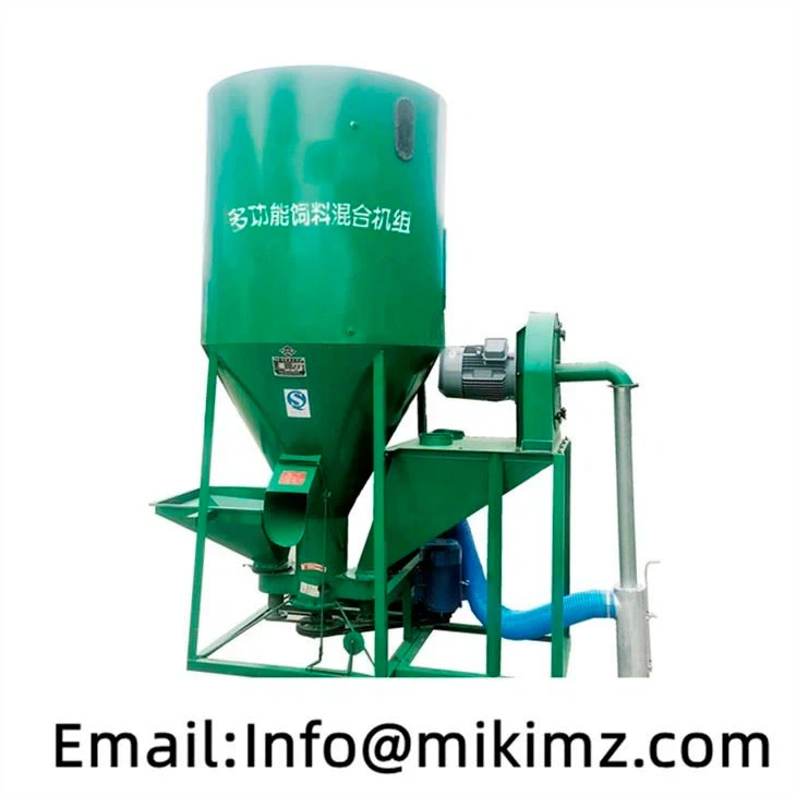 Máy nghiền thức ăn chăn nuôi gà lợn Máy trộn Máy trộn đứng
