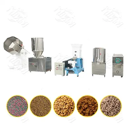 40-300kg/h Thức ăn cho cá/thú nuôi Dây chuyền sản xuất nhỏ Sử dụng trang trại