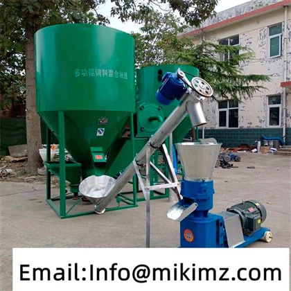 Máy trộn thức ăn bằng thép không gỉ năng suất cao có máy nghiền